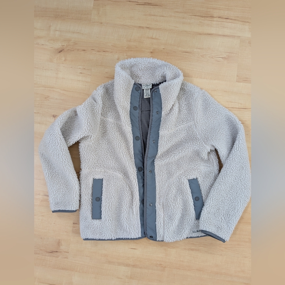 Medium L.L. Bean Cozy Sherpa Fleece Jacket